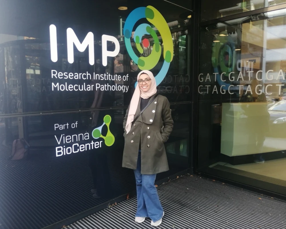 Menna Abdelsamed in the Vienna Biocenter Phd Symposium 2024